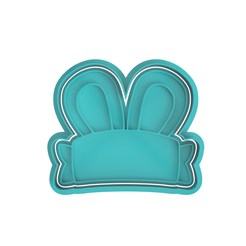 Rabbit-Ears.png Rabbit Ears Name Stamp Cookie Cutter