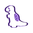 Dinosaur2_cutter.stl 🦖🍪 Cute Dinosaur Cookie Cutters 🦖🍪