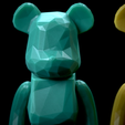 Untitled_Viewport_040.png Bearbrick Articulated Low poly faceted Articulated
