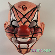 SHAWN-2.png Shawn Crahan Mask, Clown mask "Slipknot"