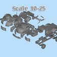 Scale_10_25.jpg 3D Printing Models Heavy Custom Hauler COE ratrod lowered truck