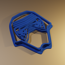 render.png Download free OBJ file Cookie Cutter Kylo Ren • 3D printer design, lugizx