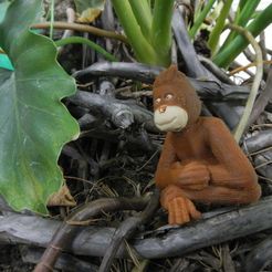 orangutan.JPG STL-Datei Orangutan kostenlos・Vorlage für 3D-Drucker zum herunterladen