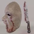 Slipknot_2.jpg Slipknot Cosplay Mask and Knife: Inscrutable Sneer  Frank) from Dead by daylight