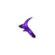 (v.2) Horn_Right.stl Fichier STL gratuit Chevreuils・Objet imprimable en 3D à télécharger