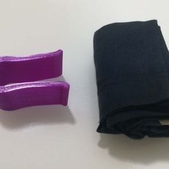 IMG_20190218_095455.jpg Бесплатный STL файл Cloth bag folding clip・Модель 3D-принтера для загрузки