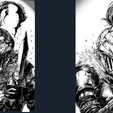 Goblin-Slayer-2.png Goblin Slayer 3D PAINTING, TURNING YOUR IMAGE INTO ART BY P.M. - WALL ART - FILAMENT PAINTING