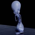 Preview1.jpg Roger From American Dad - 6 Poses 3D print model