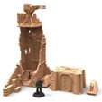 warhammer-40k-ruined-castle-ruin-scenery-terrain.jpg Modular Castle Ruin + Sci-Fi Upgrade – 28mm Terrain STL
