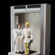 Star Wars Star Death Star Chasm Bridge Door Diorama Display для фигурок 3,75" и 6"