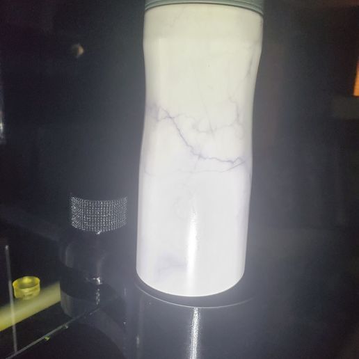 Camp on cup holder full&half size available 3D model