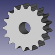 z17.png ANSI 25 // gear wheel // STL file