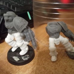 Torso de fuzileiro espacial