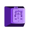 KEYCAP DBD INTERRUPTOR.stl KEYCAP DBD EXIT GATE SWITCH - KEY DEAD BY DAYLIGHT EXIT GATE SWITCH