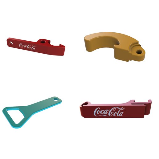 Bottle opener 3D model