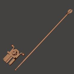 eternia-flagpole-a-conector.jpg OBJ file Eternia flagpole a connector clip masters of the universe・3D printing template to download