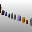 1.jpg Archivo STL Botellas, botes y vasos modernos a escala 1:35・Objeto de impresión 3D para descargar, 3pledickeffect_21