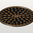 mandala-relief-panel-150mm-3-alt.png Lotus Mandala Relief Panel 150mm - Trivet and Wall Medallion