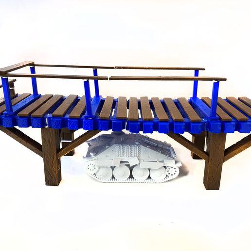 🌉 Bridge for 1/35 tanks・Free OBJ File for 3D printing・Cults