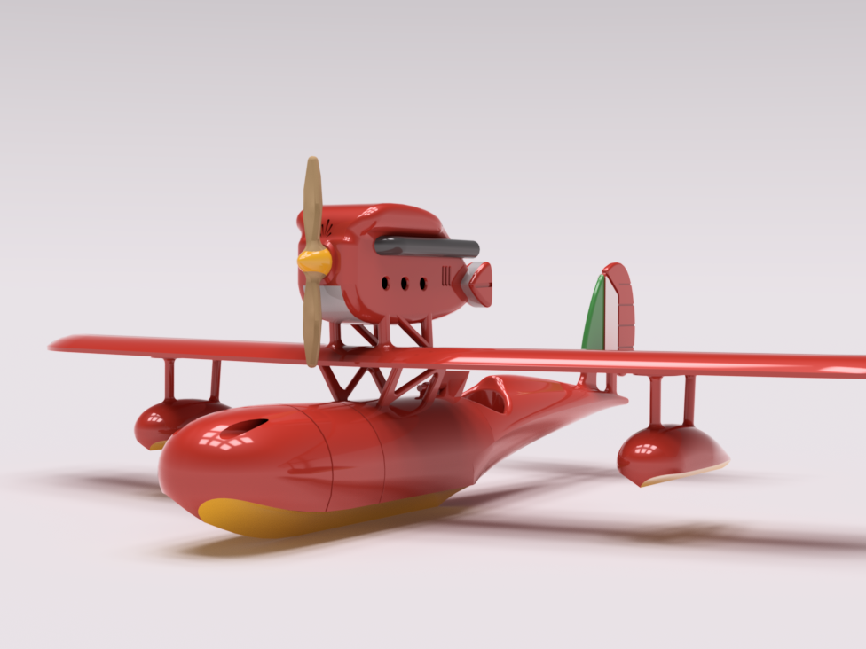 Savoia S.21 skylight4630 (2).png Archivo STL gratuito Avión Porco Rosso Savoia S.21・Design para impresora 3D para descargar, Benjijart
