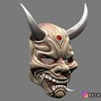 07.JPG Hannya Mask -Satan Mask - Demon Mask for cosplay