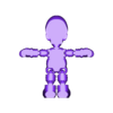 Luigi is high 150MM.stl Luigi flexi / PRINT-IN-PLACE WITHOUT SUPPORT /3mf