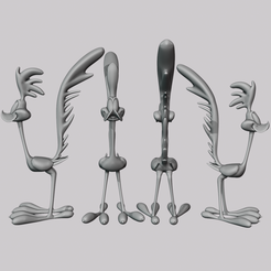 Road-Runner.png Free 3D file Road Runner・3D print design to download