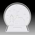 SnowGlobeHouse-VACUUM-PIECE.jpg SNOW GLOBE HOUSE BATH BOMB MOLD