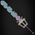 Fenrir_frame_0000_wireframe.jpg Kingdom Hearts Fenrir Keyblade for Cosplay