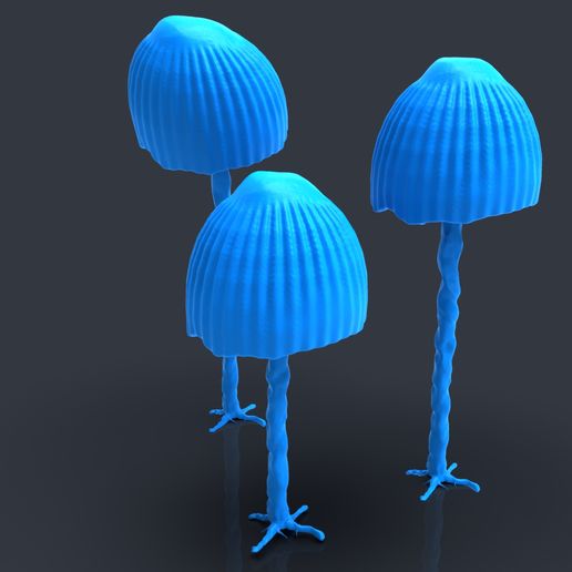 Star wars felucia lined mushroom 3D model
