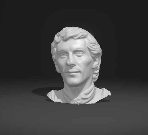 Ayrton Senna Premium Statue 3D model