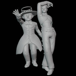 Rohan.png STL file Rohan / Heaven's Door Jojo Figures・Model to download and 3D print