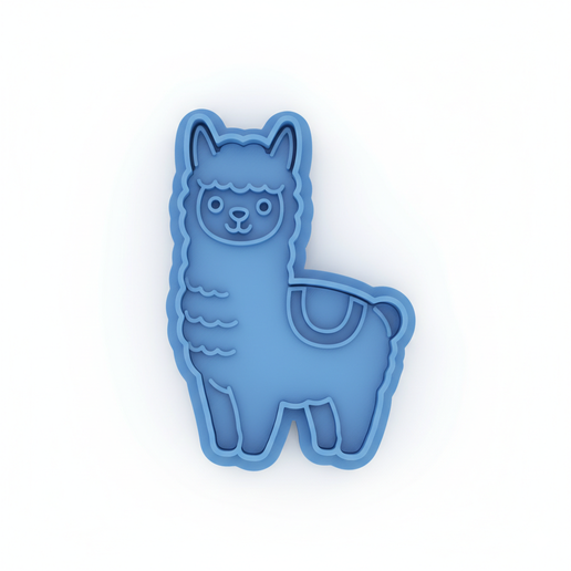 Alpaca baking cutter Classic biscuit mold cookie cutter 3D Printable Model STL baking supplies for Traditional Makers