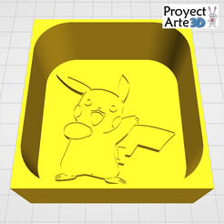 Slicer.png STL file Soap or candle mold - Pikachu・3D printable model to download, ProyectArte3D