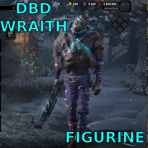 DBD Figurine High-VIs Scraps Wraith Killer STL – Dead by Daylight 3D Print Figurine Horror Game Statue for Resin & FDM cosmetic, outfit, costume, Free, HOliday, Halloween, Present, GIft,
