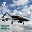 #STAND WITH UKRAINE . ee: le 3D HD model Bayraktar TB2