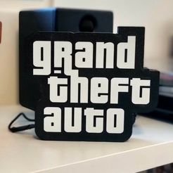1.jpg Файл 3MF GTA LED Light Box | LED Lamp | Multi Color・Модель 3D-принтера для скачивания