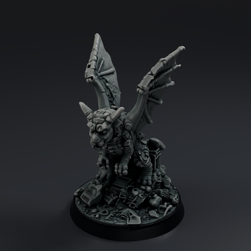 Stone Gargoyle 1 3D printable STL miniature