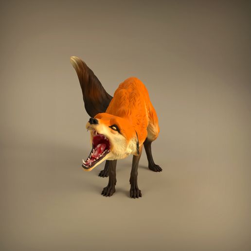 🦊 Red Fox・ 3D File for ・Cults