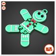 PrintInPlace_Articulated_Gingerbread-Man_V04.jpg Gingerbread Man Multi Color Print In Place Articulated (Keychain)