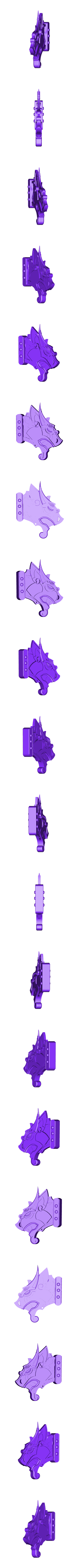 cabeza Dragón Vikingo.stl Viking Dragon Head