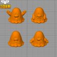 5.jpg Cute Ghosts Chibi STL for 3D Printing ChibiSTL 3DXM