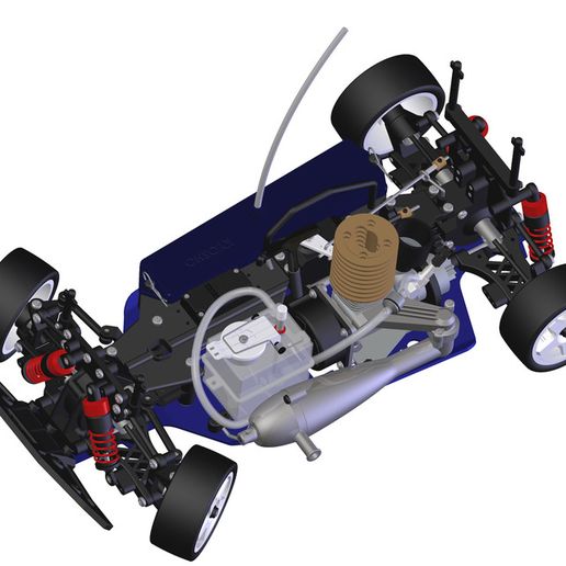 ⚡ Kyosho Pure Ten Alpha 3 - All parts in .stl・Free STL File for