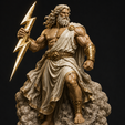 Z.png ZEUS GREEK GOD OF THUNDER STATUE (High Detail, Beginner Friendly, Easy Print)