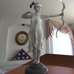 estatua.584.jpg STL file Archer sculpture・3D printer design to download