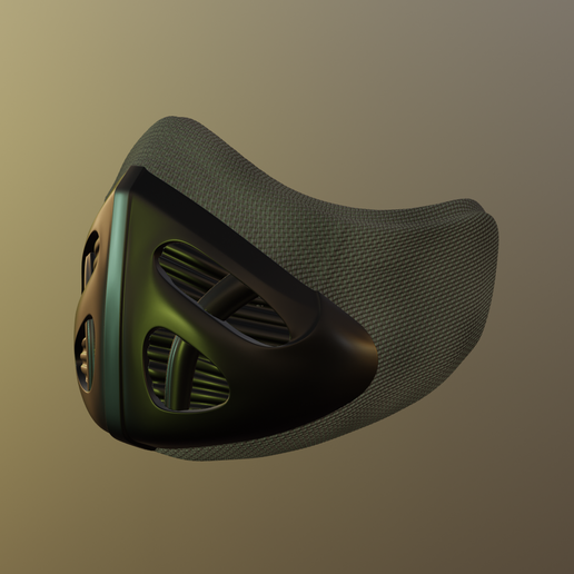 Dune stillsuit mask 3D model