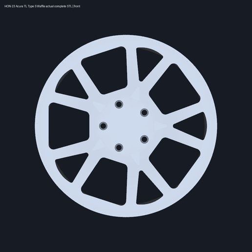 Acura TL Type-S Waffle — decorative wheel model