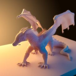 1.jpg STL-Datei Drache des Meeresstammes aus Wings of Fire・3D-druckbares Modell zum herunterladen