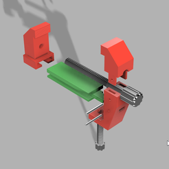 Mordaza.png Free OBJ file Table clamp・3D printable model to download
