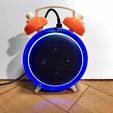 IMG_9094.JPG Free STL file Amazon Echo dot 3rd Alarm clock style・3D printer model to download